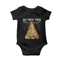 Taco Christmas Tree Baby Onesie Funny Xmas Foodie Mexican - Wonder Print Shop