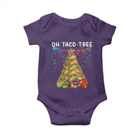 Taco Christmas Tree Baby Onesie Funny Xmas Foodie Mexican - Wonder Print Shop