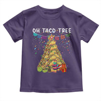 Taco Christmas Tree Toddler T Shirt Funny Xmas Foodie Mexican - Wonder Print Shop