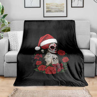 Dia De Los Muertos Mexican Christmas Throw Blanket Day of the Dead Sugar Skull Women - Wonder Print Shop