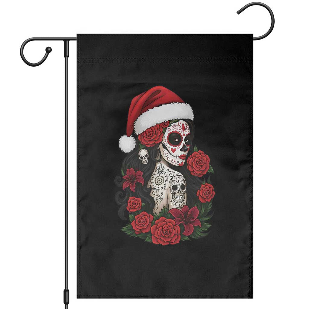 Dia De Los Muertos Mexican Christmas Garden Flag Day of the Dead Sugar Skull Women - Wonder Print Shop