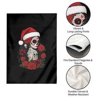 Dia De Los Muertos Mexican Christmas Garden Flag Day of the Dead Sugar Skull Women - Wonder Print Shop