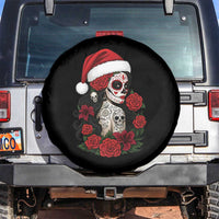 Dia De Los Muertos Mexican Christmas Spare Tire Cover Day of the Dead Sugar Skull Women - Wonder Print Shop