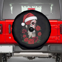 Dia De Los Muertos Mexican Christmas Spare Tire Cover Day of the Dead Sugar Skull Women - Wonder Print Shop