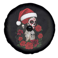 Dia De Los Muertos Mexican Christmas Spare Tire Cover Day of the Dead Sugar Skull Women - Wonder Print Shop