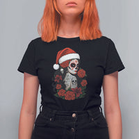 Dia De Los Muertos Mexican Christmas T Shirt For Women Day of the Dead Sugar Skull Women - Wonder Print Shop