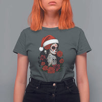 Dia De Los Muertos Mexican Christmas T Shirt For Women Day of the Dead Sugar Skull Women - Wonder Print Shop
