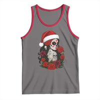 Dia De Los Muertos Mexican Christmas Tank Top Day of the Dead Sugar Skull Women - Wonder Print Shop