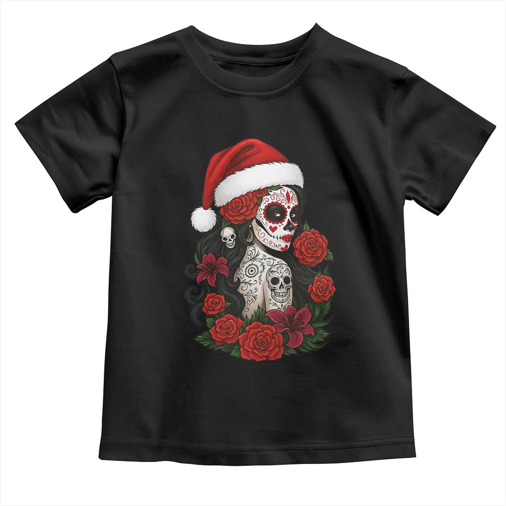 Dia De Los Muertos Mexican Christmas Toddler T Shirt Day of the Dead Sugar Skull Women - Wonder Print Shop