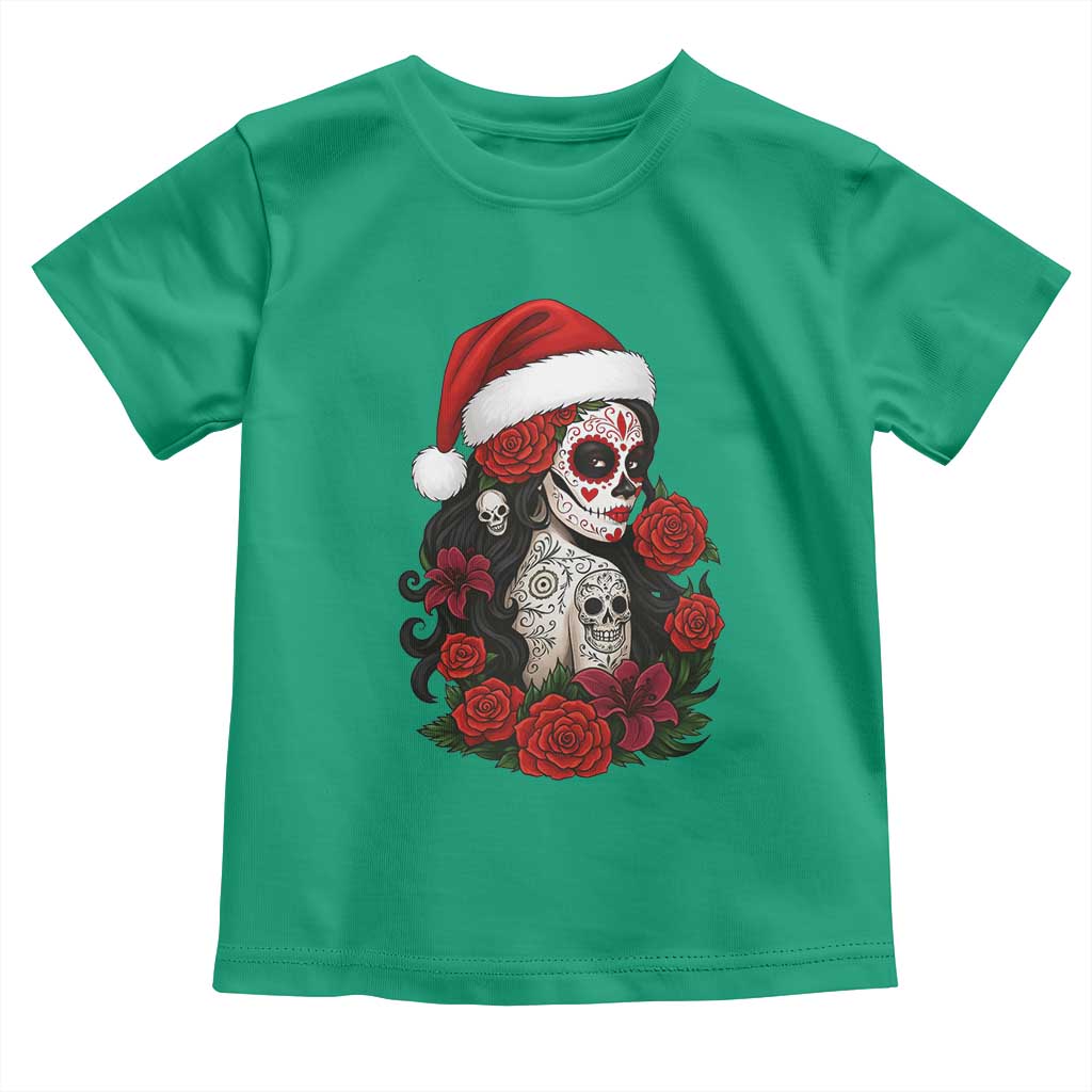 Dia De Los Muertos Mexican Christmas Toddler T Shirt Day of the Dead Sugar Skull Women - Wonder Print Shop