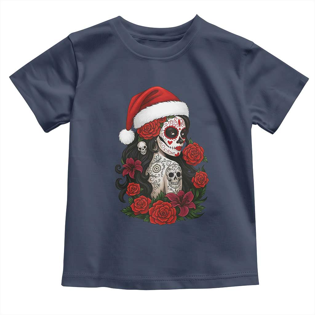Dia De Los Muertos Mexican Christmas Toddler T Shirt Day of the Dead Sugar Skull Women - Wonder Print Shop