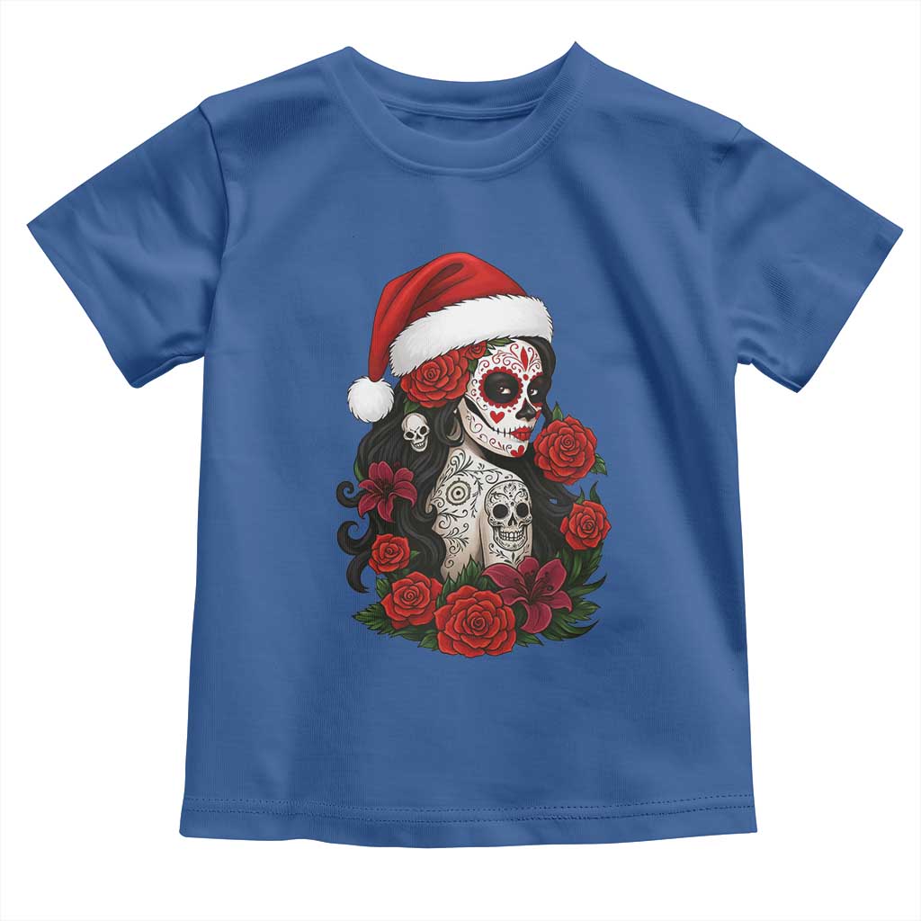 Dia De Los Muertos Mexican Christmas Toddler T Shirt Day of the Dead Sugar Skull Women - Wonder Print Shop