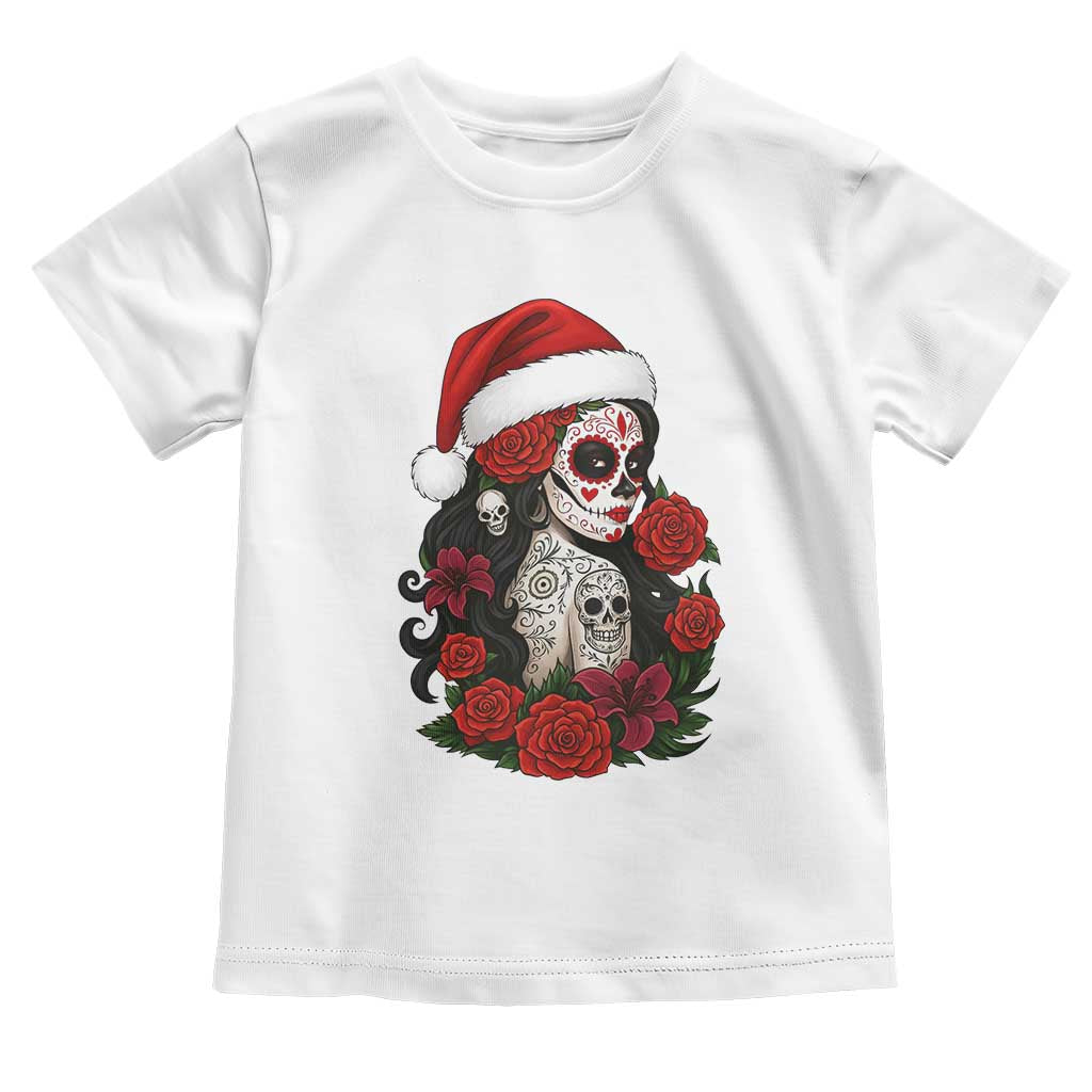 Dia De Los Muertos Mexican Christmas Toddler T Shirt Day of the Dead Sugar Skull Women - Wonder Print Shop