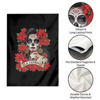 Dia De Los Muertos Mexican Garden Flag Day of the Dead Sugar Skull Women - Wonder Print Shop