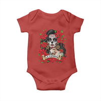 Dia De Los Muertos Mexican Baby Onesie Day of the Dead Sugar Skull Women - Wonder Print Shop