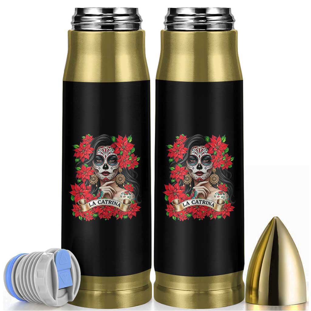 Dia De Los Muertos Mexican Bullet Tumbler Day of the Dead Sugar Skull Women - Wonder Print Shop