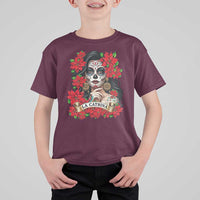Dia De Los Muertos Mexican T Shirt For Kid Day of the Dead Sugar Skull Women - Wonder Print Shop