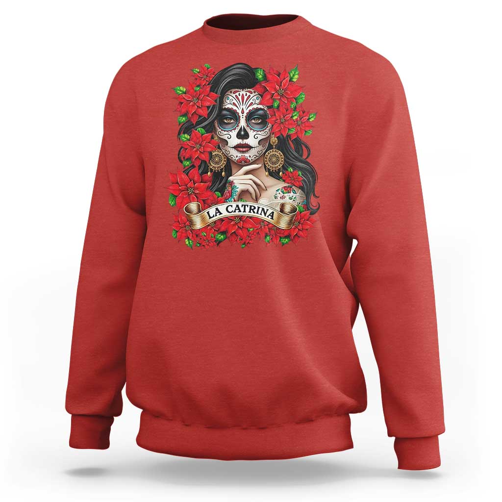 Dia De Los Muertos Mexican Sweatshirt Day of the Dead Sugar Skull Women - Wonder Print Shop