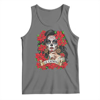 Dia De Los Muertos Mexican Tank Top Day of the Dead Sugar Skull Women - Wonder Print Shop