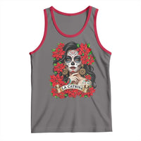 Dia De Los Muertos Mexican Tank Top Day of the Dead Sugar Skull Women - Wonder Print Shop