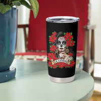 Dia De Los Muertos Mexican Tumbler Cup Day of the Dead Sugar Skull Women - Wonder Print Shop