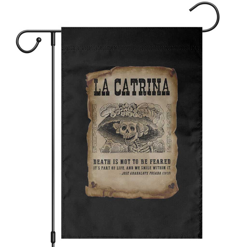 Day Of The Dead Garden Flag La Calavera Garbancera - Wonder Print Shop
