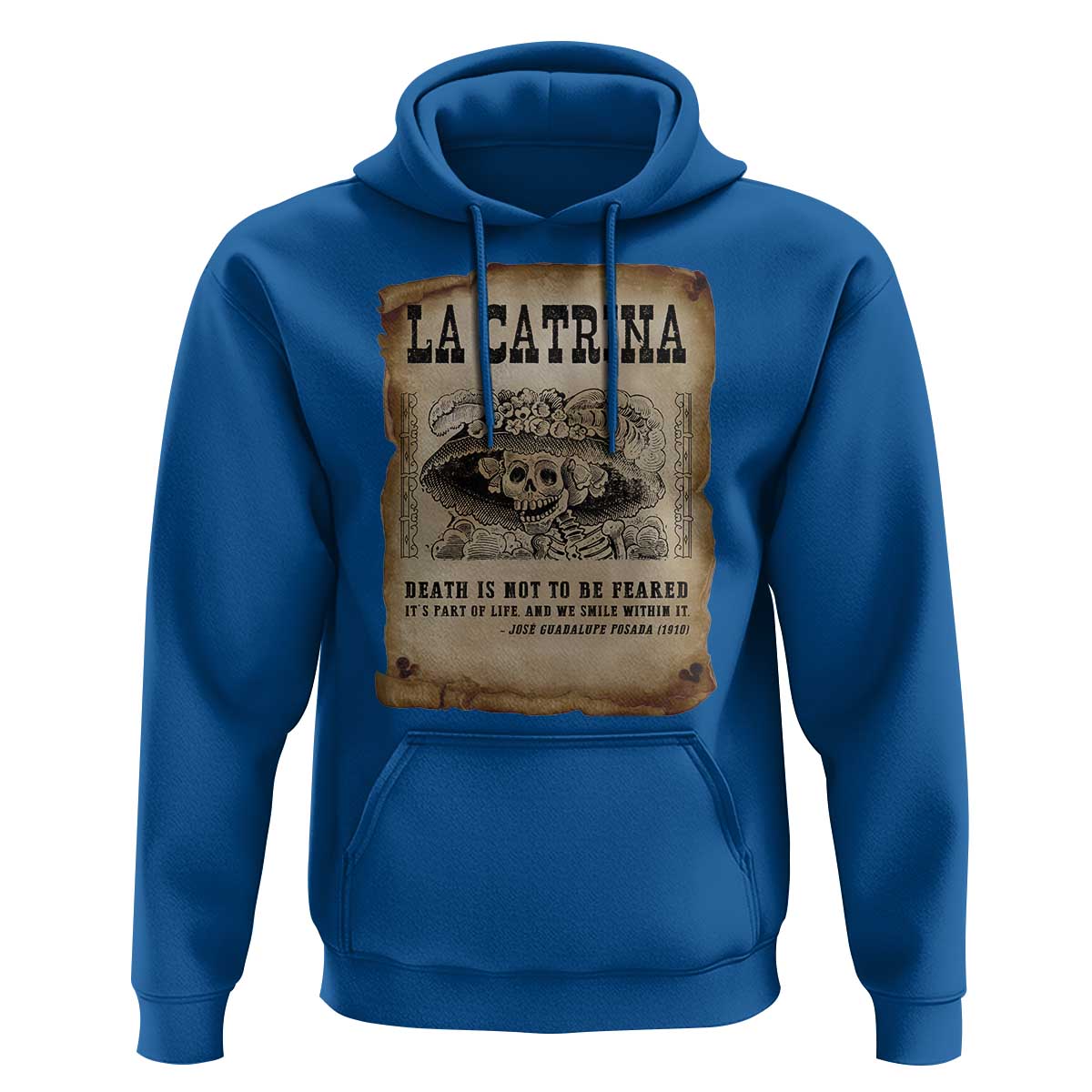Day Of The Dead Hoodie La Calavera Garbancera - Wonder Print Shop