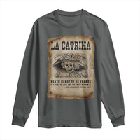 Day Of The Dead Long Sleeve Shirt La Calavera Garbancera - Wonder Print Shop