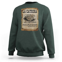 Day Of The Dead Sweatshirt La Calavera Garbancera - Wonder Print Shop