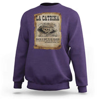 Day Of The Dead Sweatshirt La Calavera Garbancera - Wonder Print Shop