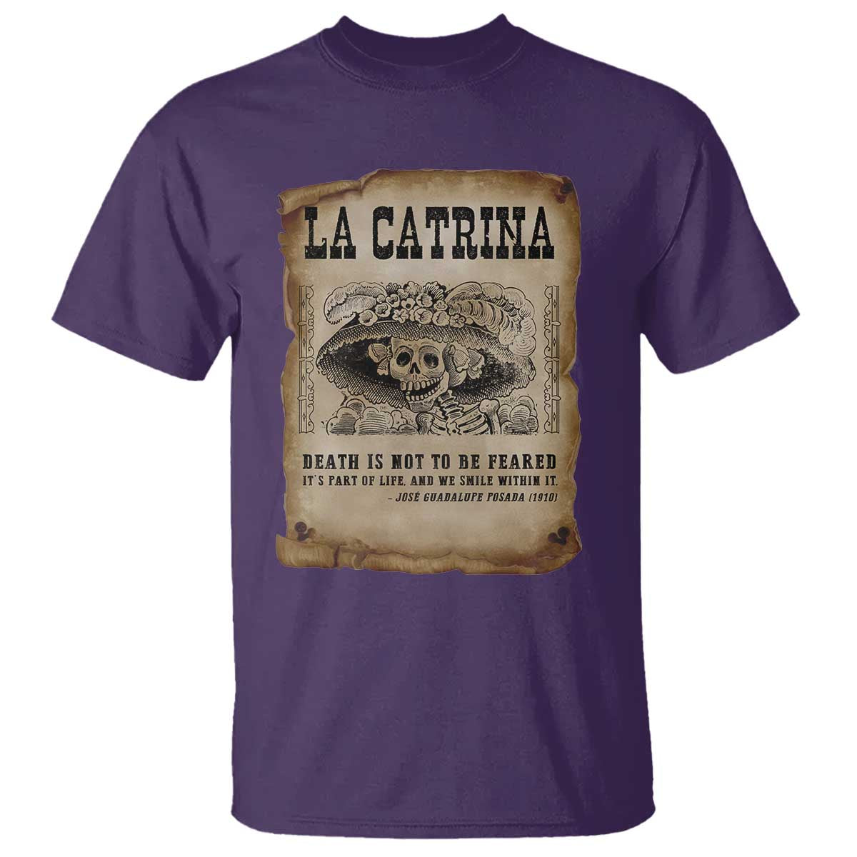 Day Of The Dead T Shirt La Calavera Garbancera - Wonder Print Shop