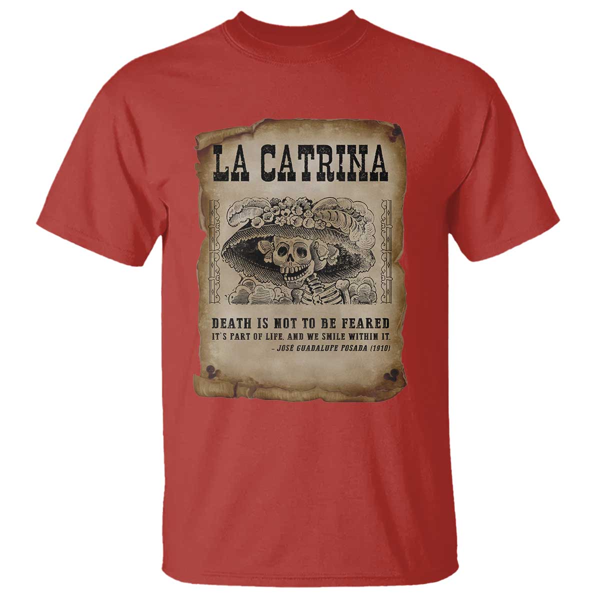 Day Of The Dead T Shirt La Calavera Garbancera - Wonder Print Shop