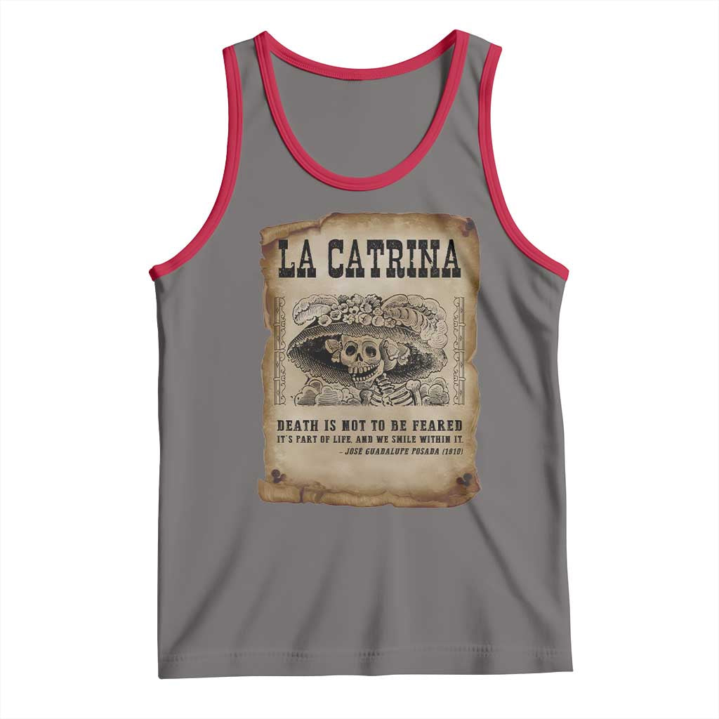 Day Of The Dead Tank Top La Calavera Garbancera - Wonder Print Shop