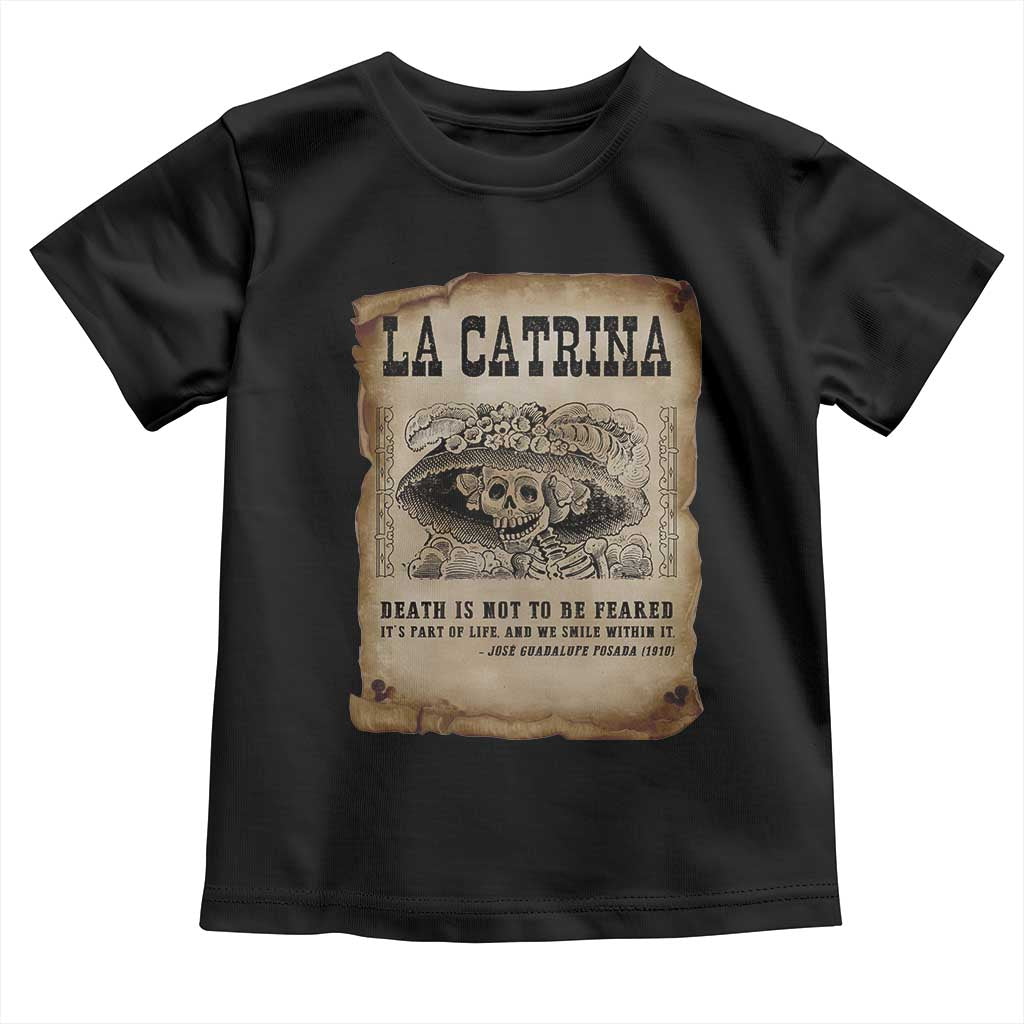 Day Of The Dead Toddler T Shirt La Calavera Garbancera - Wonder Print Shop