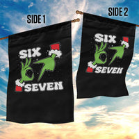 67 Six Seven Christmas Meme Garden Flag Funny Elf Hands - Wonder Print Shop