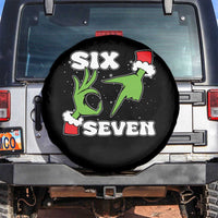 67 Six Seven Christmas Meme Spare Tire Cover Funny Elf Hands - Wonder Print Shop