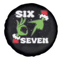 67 Six Seven Christmas Meme Spare Tire Cover Funny Elf Hands - Wonder Print Shop