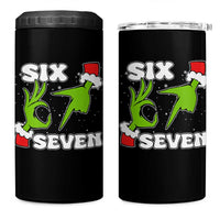 67 Six Seven Christmas Meme 4 in 1 Can Cooler Tumbler Funny Elf Hands - Wonder Print Shop