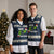 67 Six Seven Xmas Meme V-Neck Knit Sweater Vest Funny Elf Hands - Wonder Print Shop