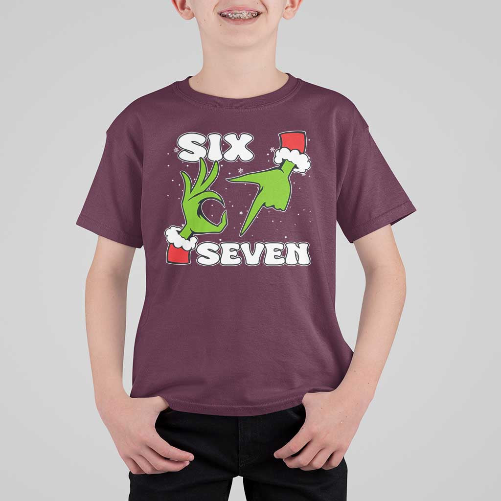 67 Six Seven Christmas Meme T Shirt For Kid Funny Elf Hands - Wonder Print Shop
