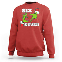 67 Six Seven Christmas Meme Sweatshirt Funny Elf Hands - Wonder Print Shop