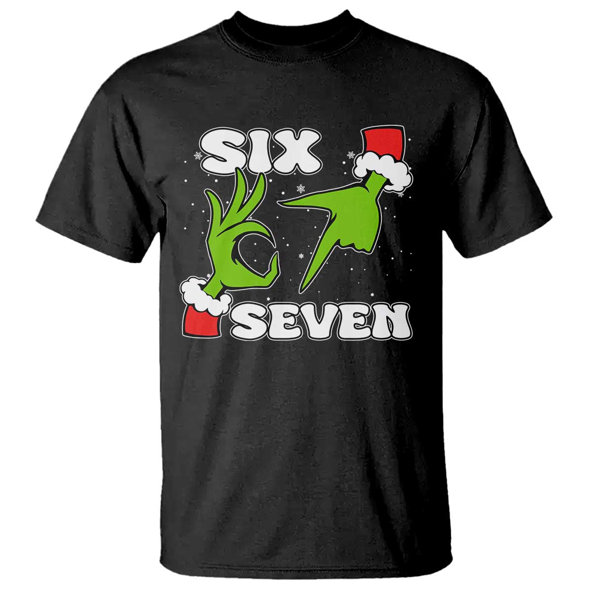 67 Six Seven Christmas Meme T Shirt Funny Elf Hands - Wonder Print Shop