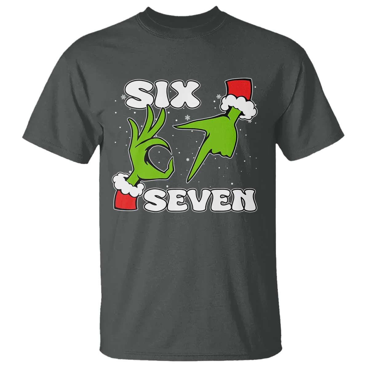 67 Six Seven Christmas Meme T Shirt Funny Elf Hands - Wonder Print Shop
