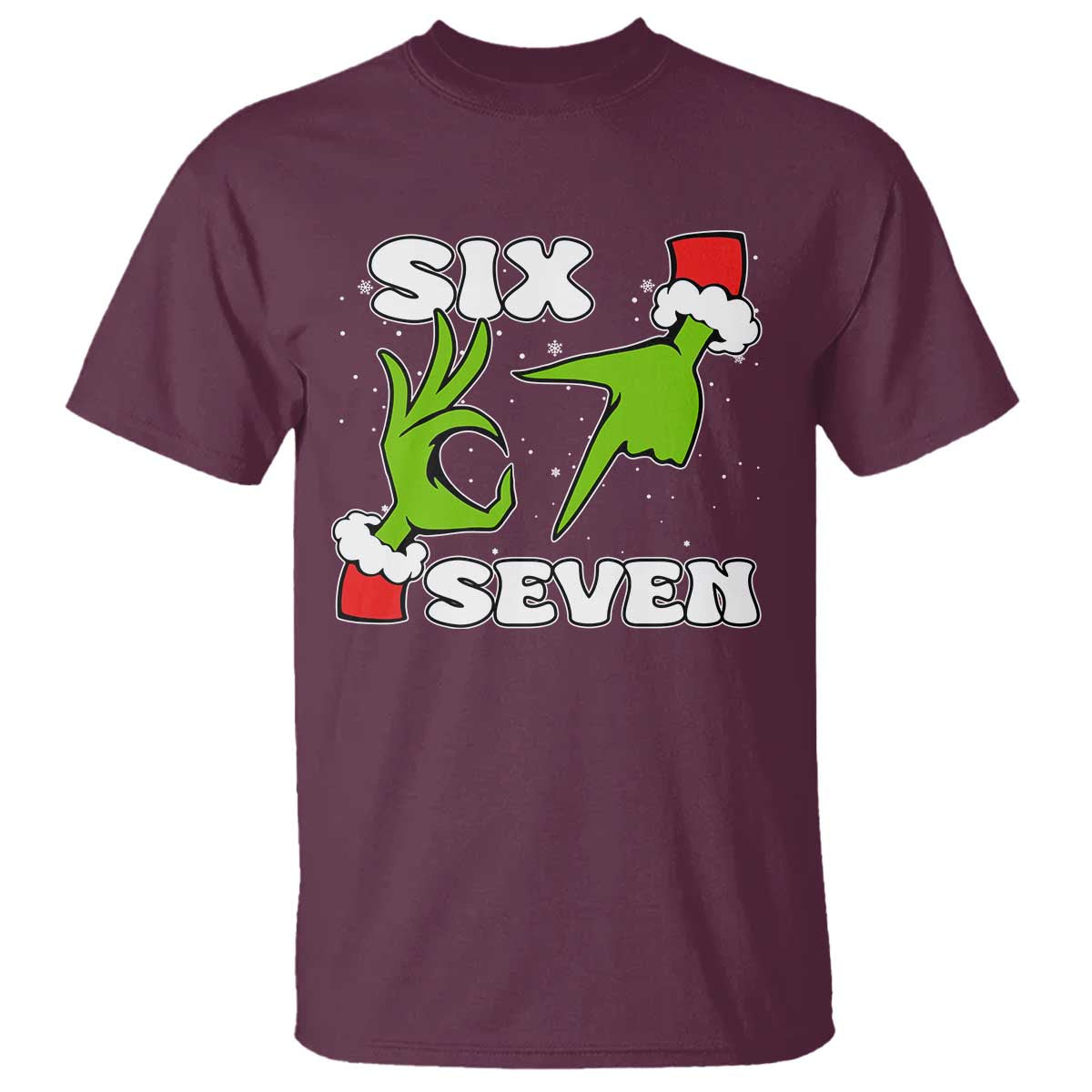 67 Six Seven Christmas Meme T Shirt Funny Elf Hands - Wonder Print Shop
