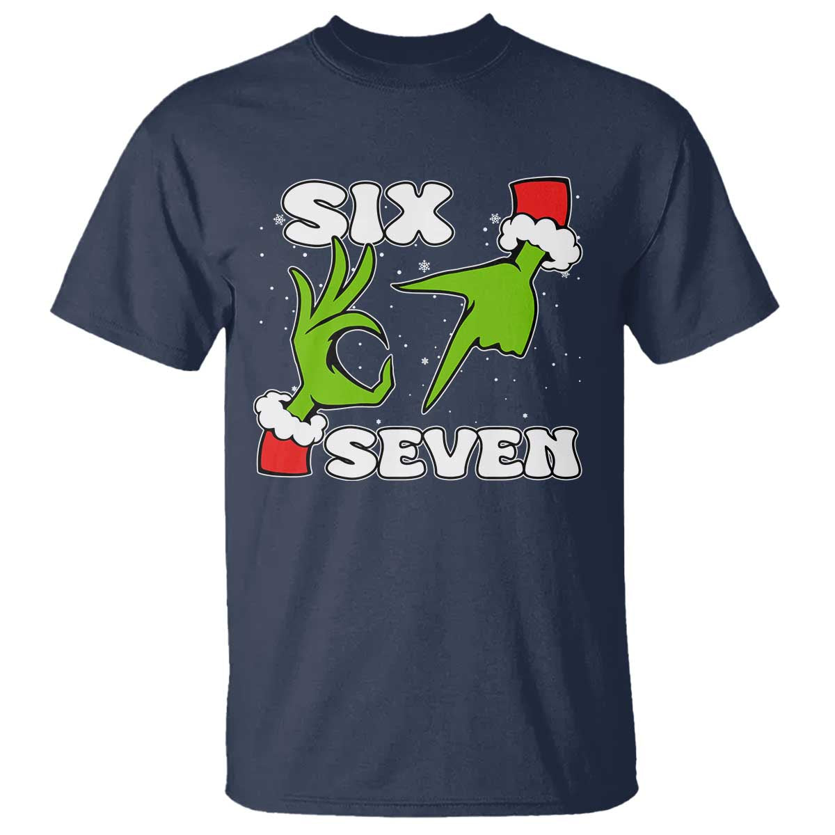 67 Six Seven Christmas Meme T Shirt Funny Elf Hands - Wonder Print Shop