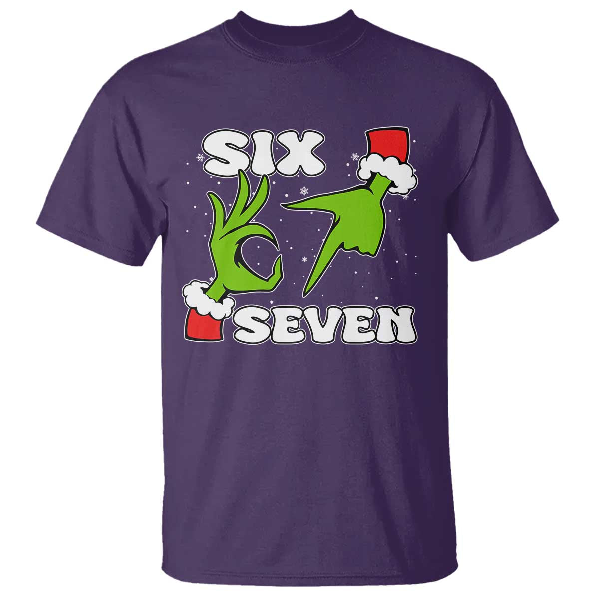 67 Six Seven Christmas Meme T Shirt Funny Elf Hands - Wonder Print Shop