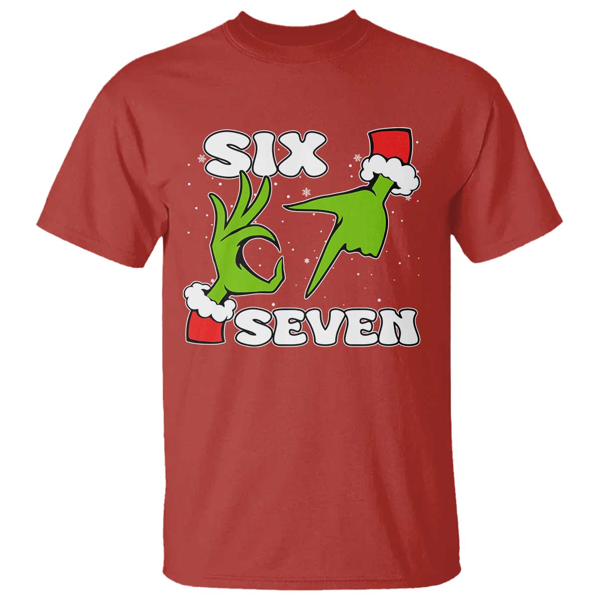 67 Six Seven Christmas Meme T Shirt Funny Elf Hands - Wonder Print Shop