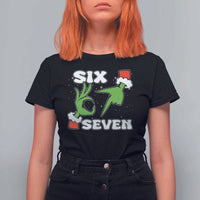 67 Six Seven Christmas Meme T Shirt For Women Funny Elf Hands - Wonder Print Shop
