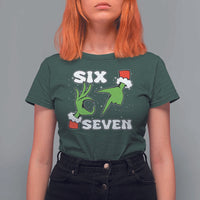 67 Six Seven Christmas Meme T Shirt For Women Funny Elf Hands - Wonder Print Shop