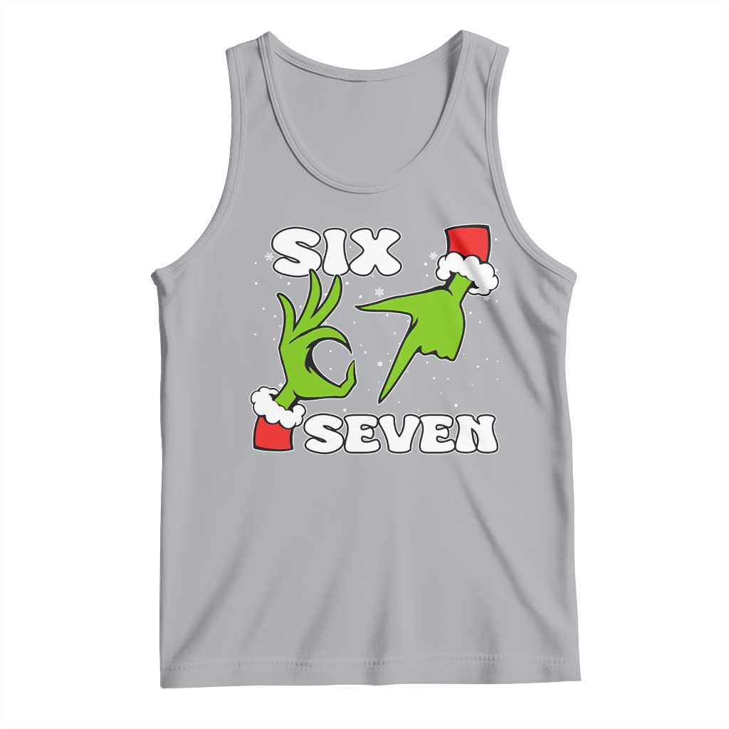 67 Six Seven Christmas Meme Tank Top Funny Elf Hands - Wonder Print Shop